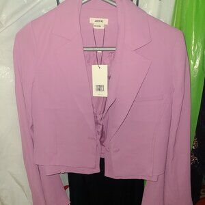 Jason Wu cropped Lavender blazer